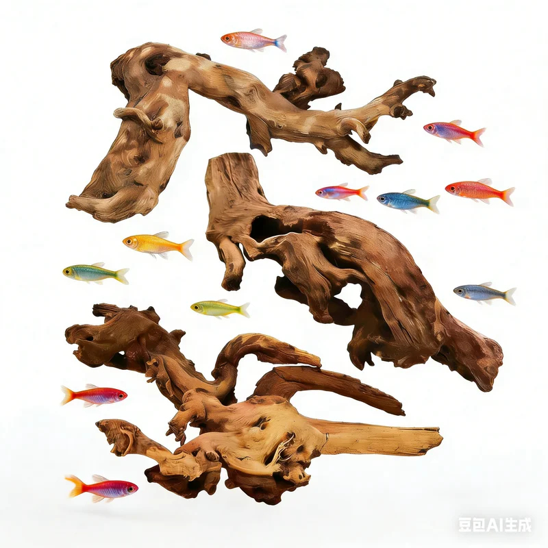 Aquarium Plant Roots - Natuurlijk drijfhout voor aquariumdecoratie, visbak landschapsdecoratie,