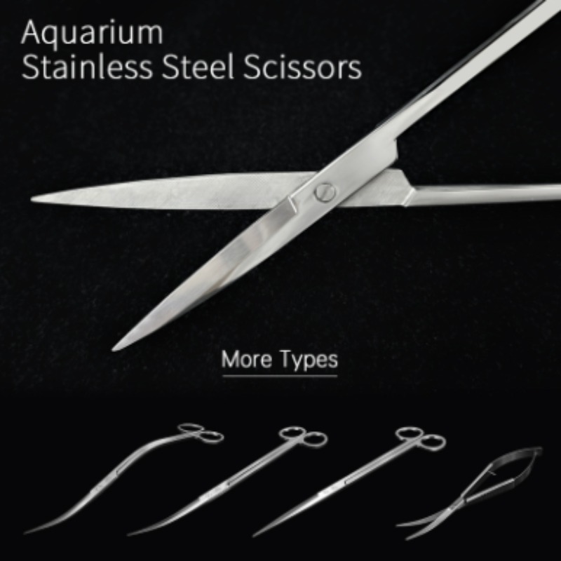 Aquarium Plant Utensils - Week Aqua RVS Aquatische Plantenschaar Serie