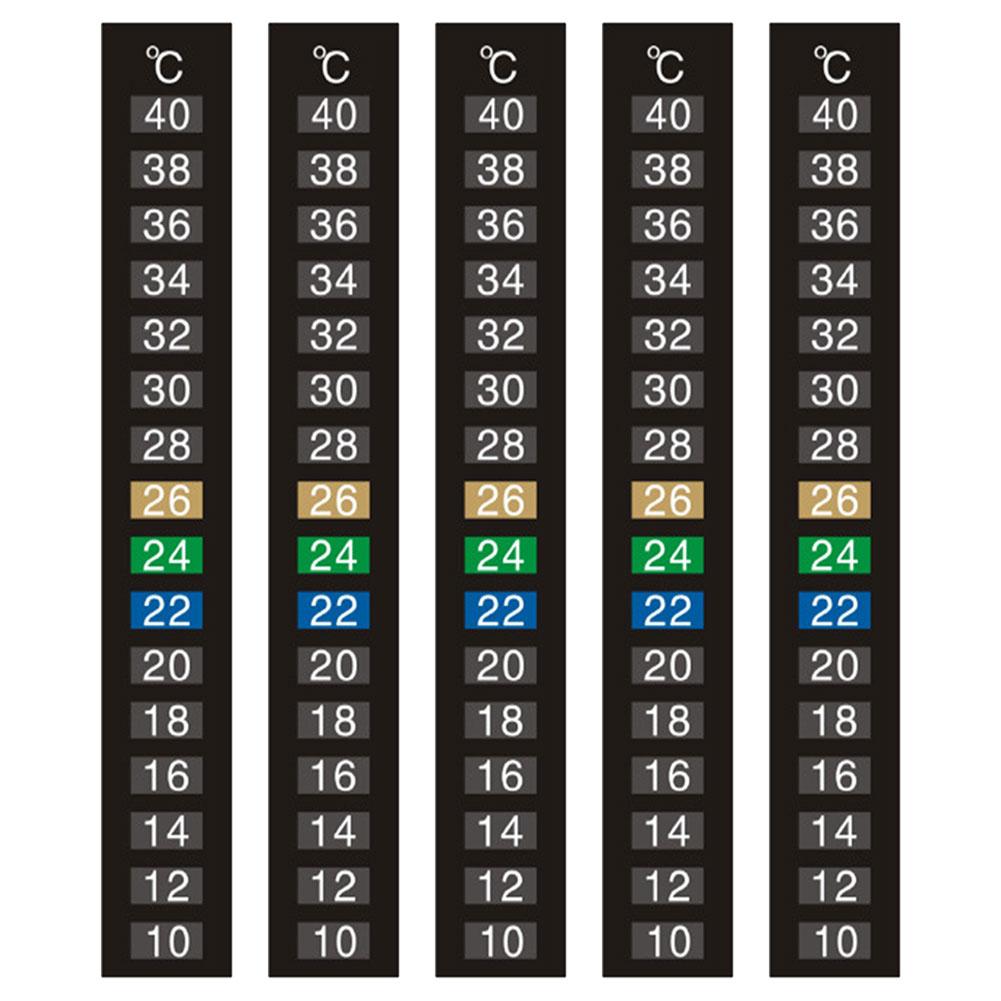 Planted Aquarium Temperature - Verkleuringsthermometer Zelfklevende aquariumtemperatuurmeting Temperatuurinstrumenten Vistemperatuur Aquarium