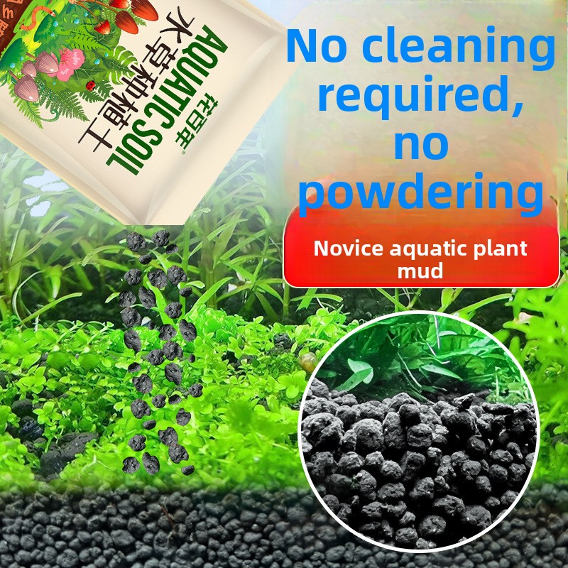Aquarium Plant Gravel - Aquariumbodemsubstraat - Niet-vervagende geplant tank Klei