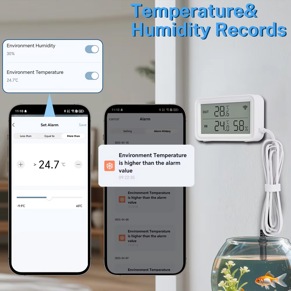 Externe waterdichte temperatuu - Planted Aquarium Temperature recensie en prijs