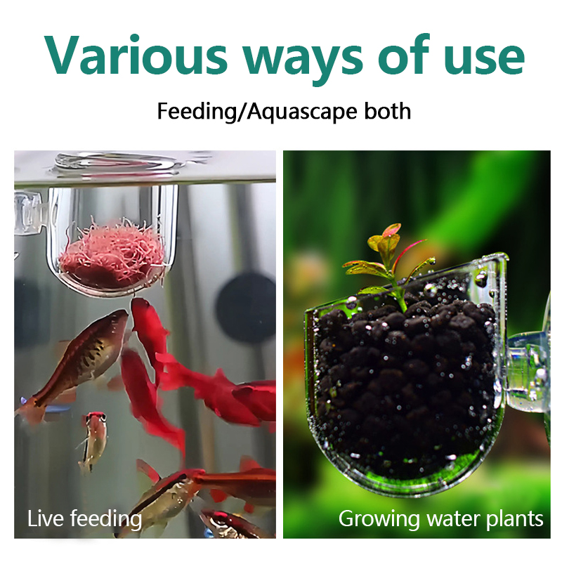 Aquariumdecoratie plantenpot v - Aquarium Plant Utensils recensie en prijs