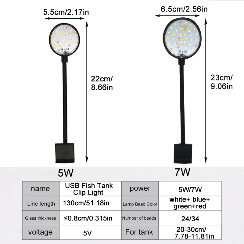 USB Aquarium LED-lamp Aquarium - Aquarium Plant Display recensie en prijs
