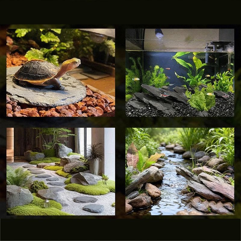 500g/1000g Aquarium Slate Chip - Planted Aquarium Hardscape recensie en prijs