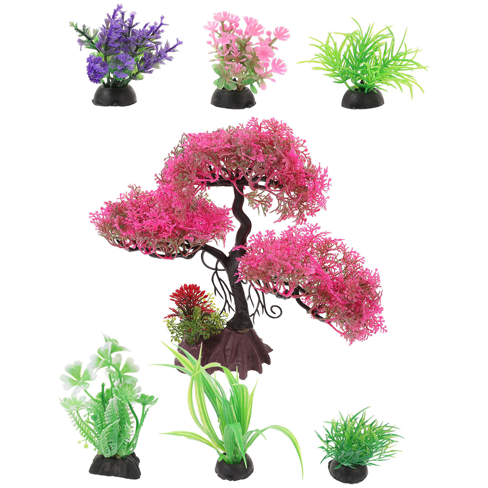 7 stuks kunstmatige aquariumpl - Aquarium Planted Fish Tank recensie en prijs