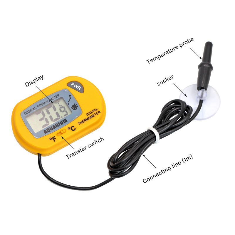 Aquariumthermometer LCD Digita - Planted Aquarium Temperature recensie en prijs
