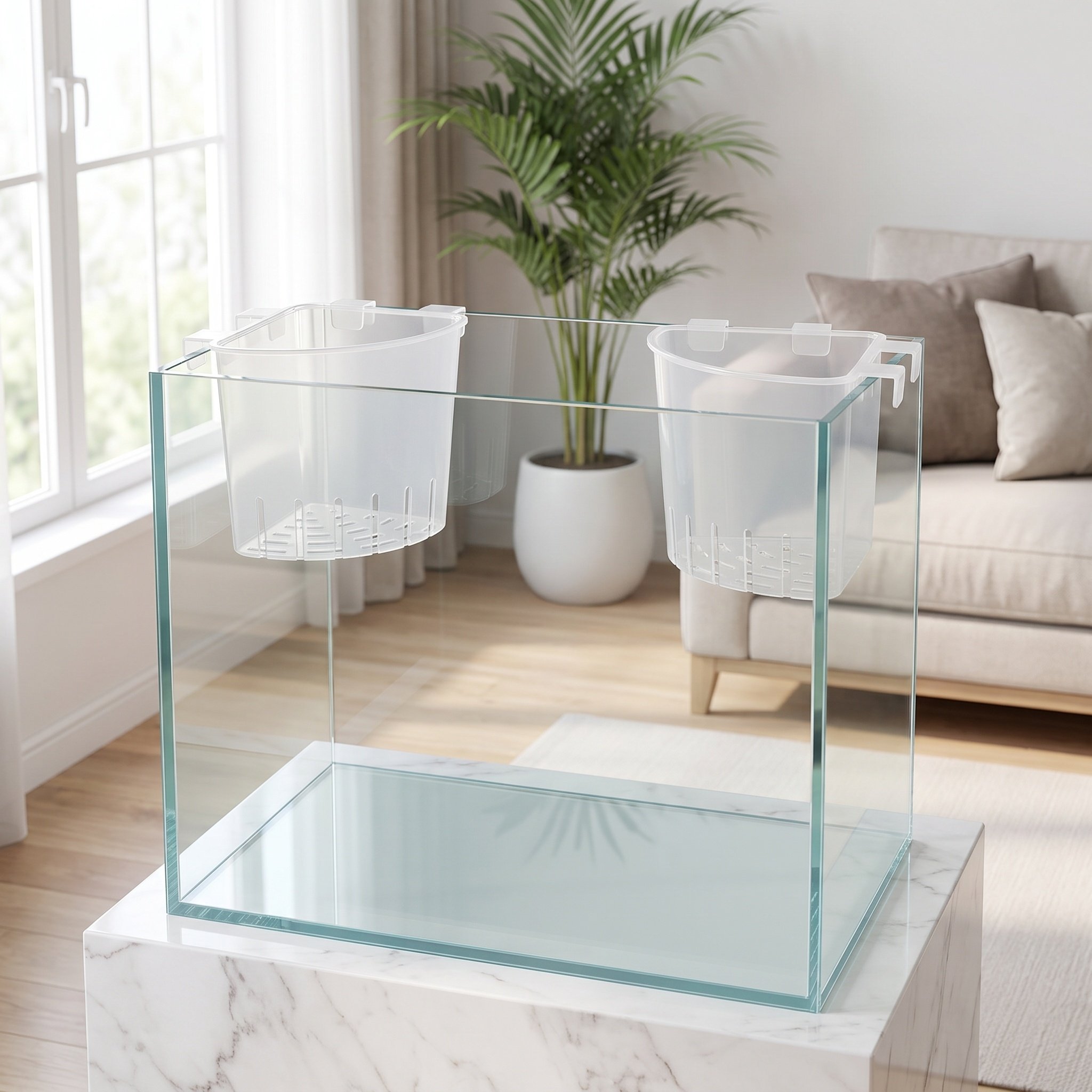 4 stuks aquarium hangende hoek - Aquarium Planted Fish Tank recensie en prijs