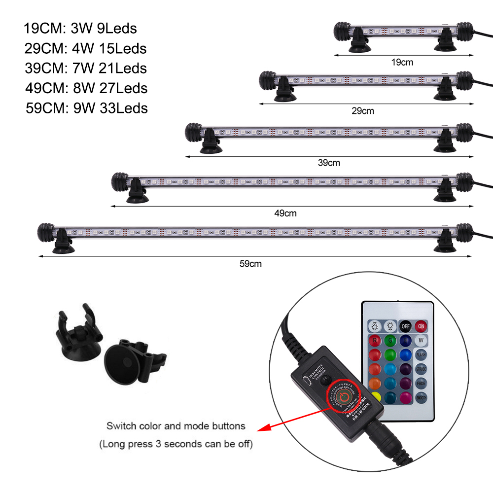 12V RGB Aquariumlamp met afsta - Aquarium Plant Uk recensie en prijs