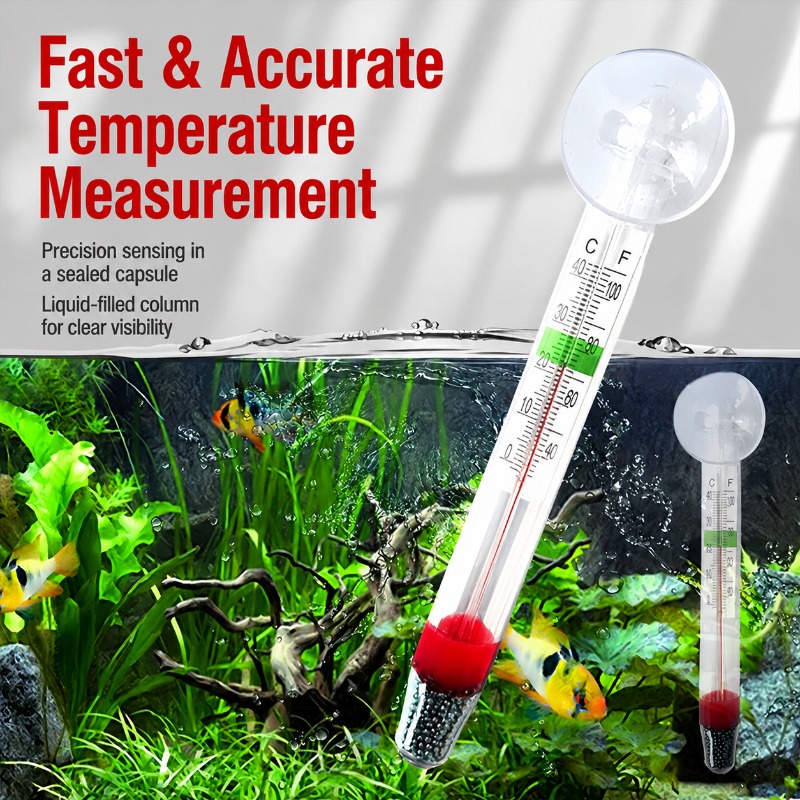 Aquariumglasthermometer met zu - Planted Aquarium Temperature recensie en prijs
