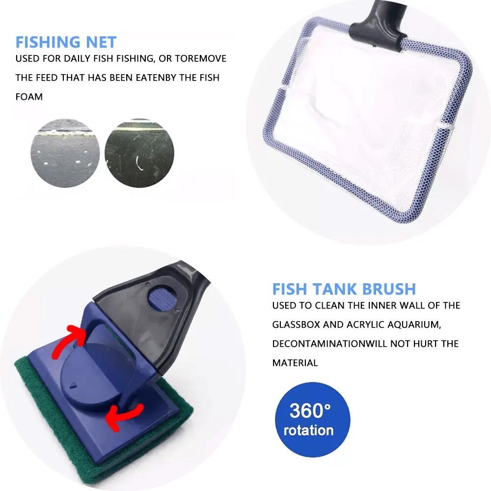 5in1 Aquarium Schoonmaken Tool - Aquarium Plant Gravel recensie en prijs