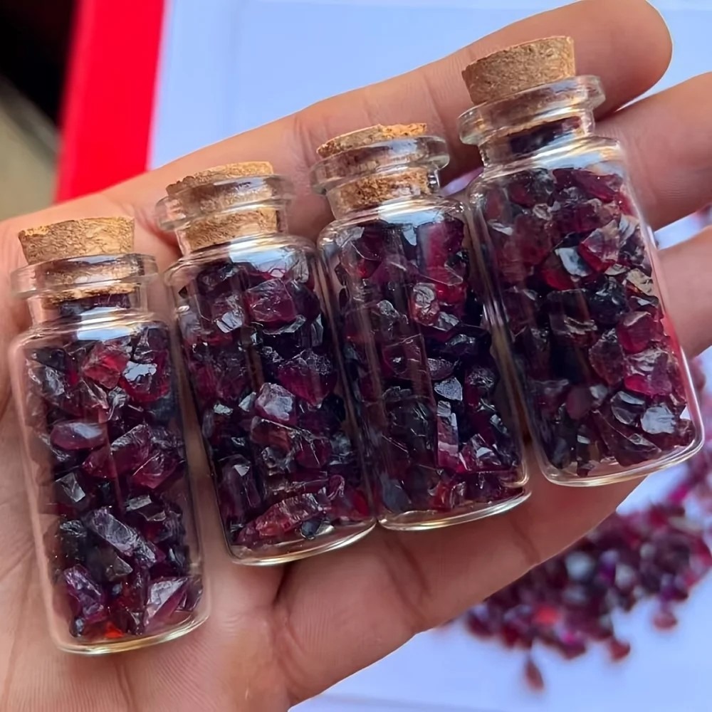 Natuurlijke ruwe granaat edels - Aquarium Plant Gravel recensie en prijs