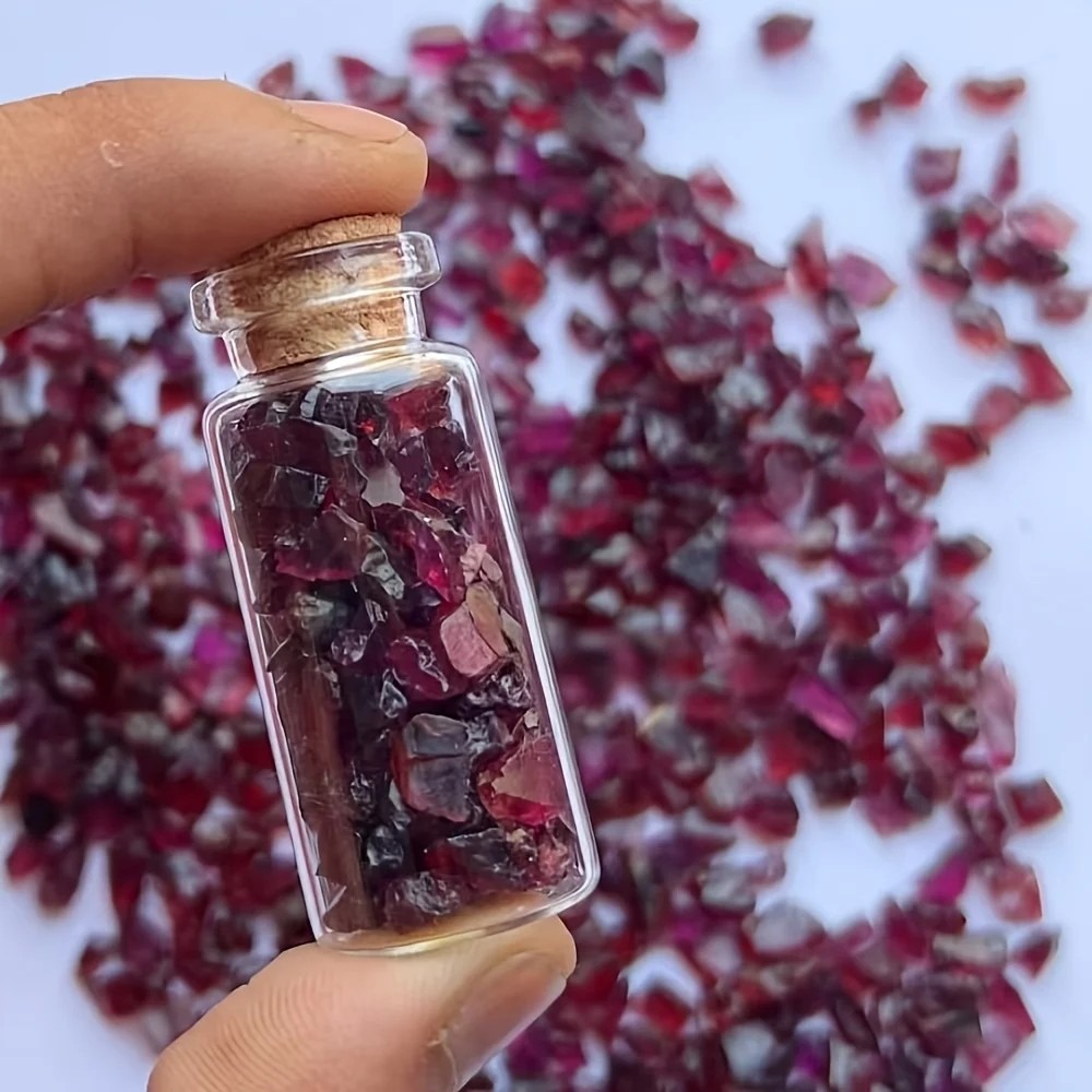 Natuurlijke ruwe granaat edels - Aquarium Plant Gravel recensie en prijs