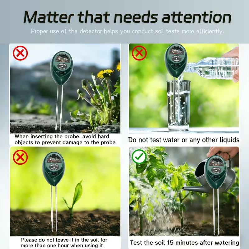 3-in-1 Bodemtester (Vocht-, PH - Tissue Culture Plant recensie en prijs