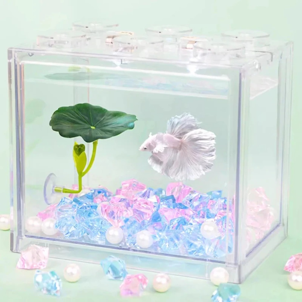 1 stuks groene blad betta vis  - Planted Aquarium Betta recensie en prijs