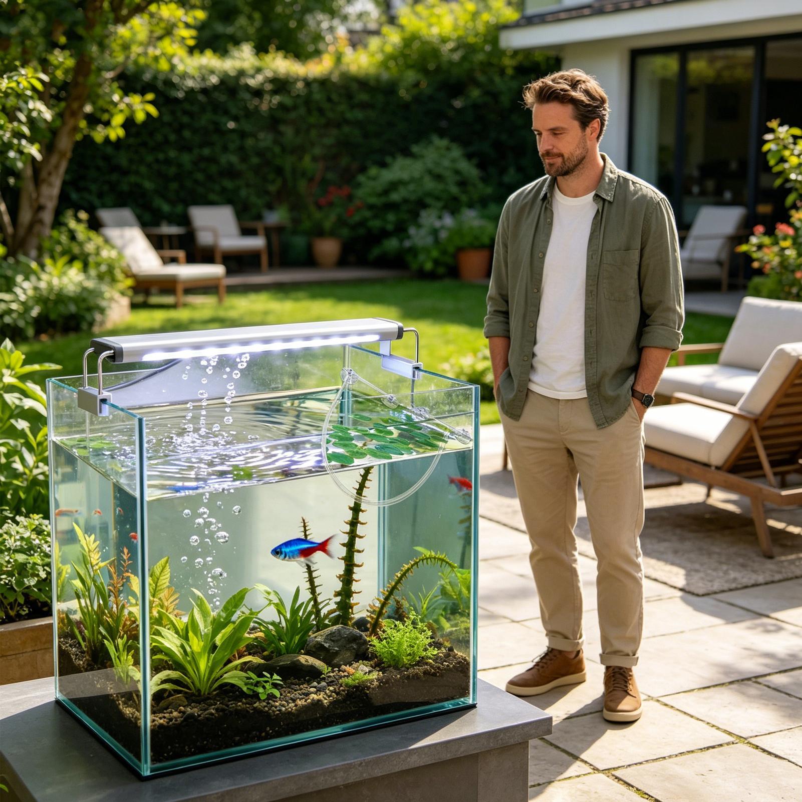 Aquarium drijvende plantenbarr - Planted Aquarium Betta recensie en prijs
